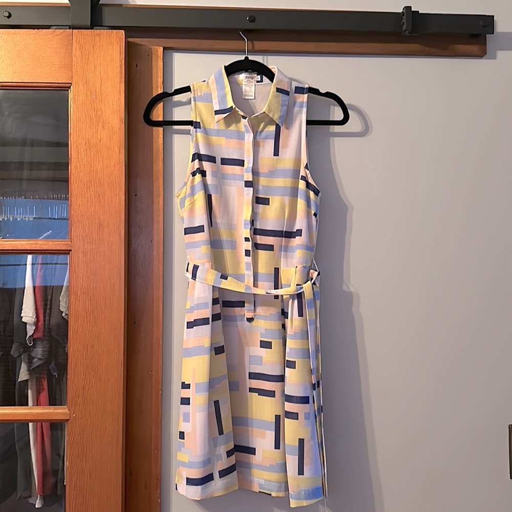 Esley (Mod Cloth) sleeveless shirt dress S